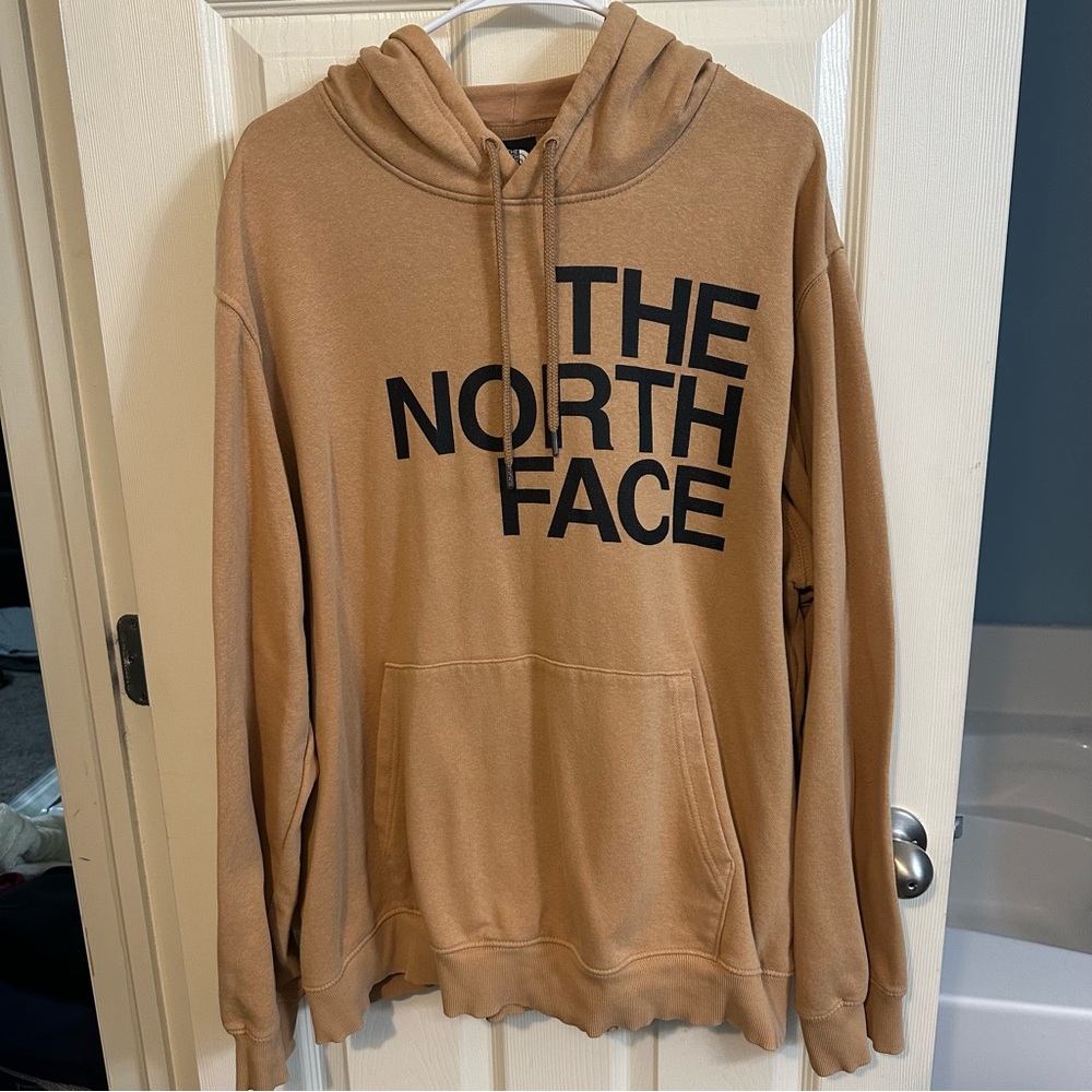 Men’s The North Face Tannish Yellow/Brown Hoodie, size XXL *READ DESCRIPTION